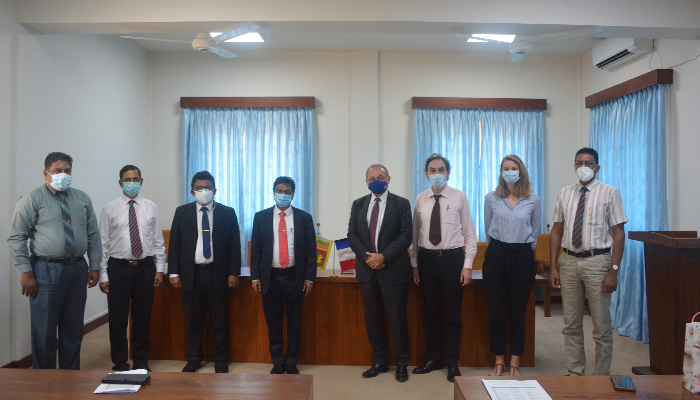 Ambassador of France to Sri Lanka  visited UoR 